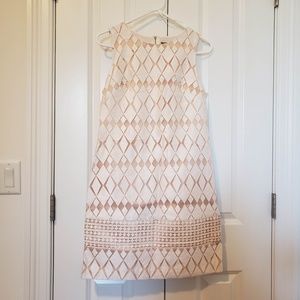 Vince Camuto White Shift Dress